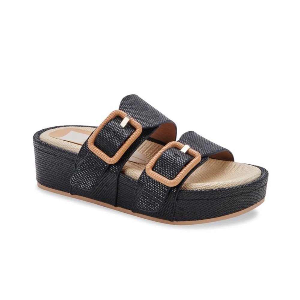 Dolce Vita Black and Tan Sandals